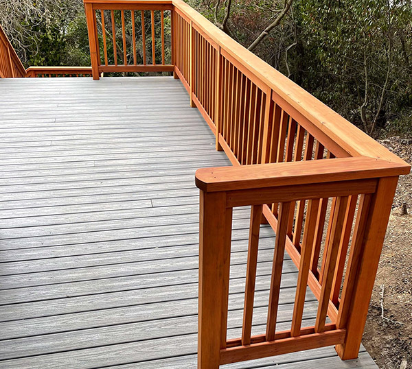 our pros worked on this high-quality deck design and build in Fremont, California