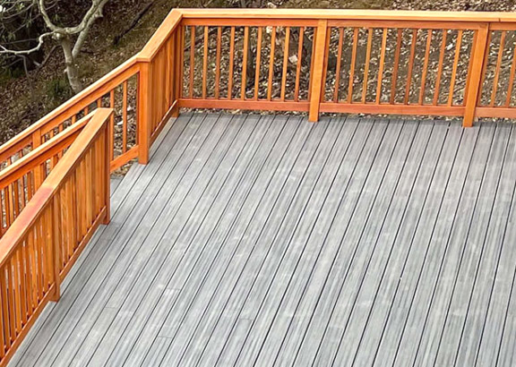 our team finished this high quality deck construction in Newark CA