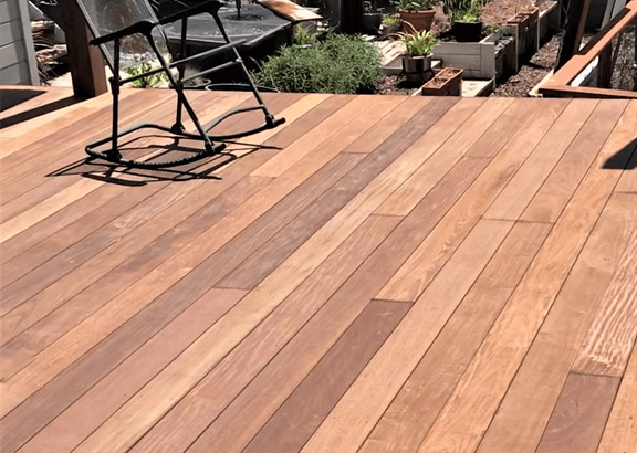our pros finished a deck construction in Milpitas, CA