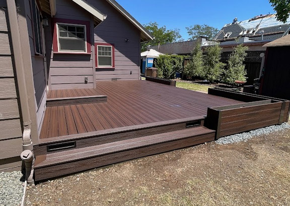 our pros finished this deck construction in Albany, CA