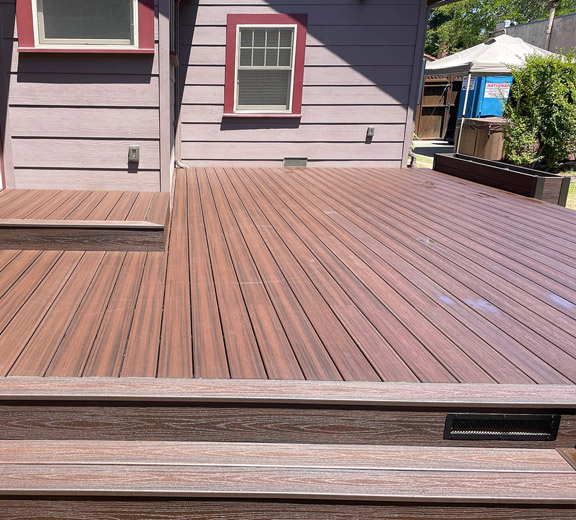 Masterfully crafted and designed deck done by our team