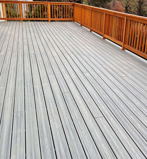 a deck designed and build by our pros